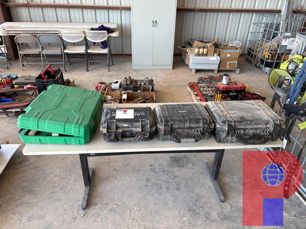 Used JOT-603L PLASTIC EXTRUSION WELDING MACHINE, PHOTONMASTER LUMINAIRES, GASTEC PUMP & TUBE SYSTEM