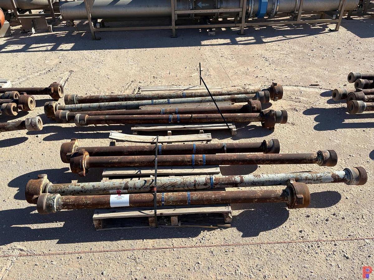 Used (8) 3” DC15 FLOW IRON, 6’ - 8’ LONG