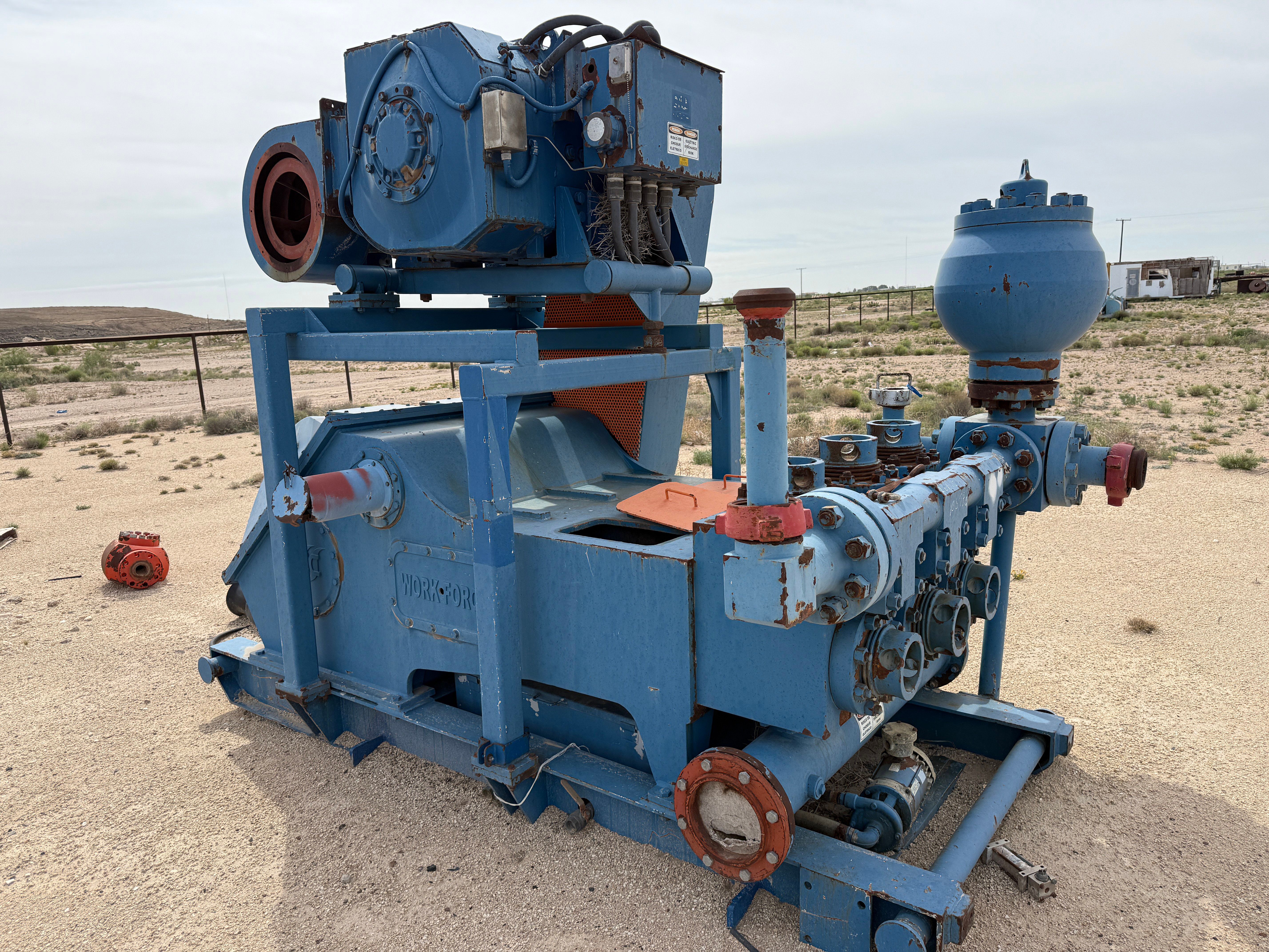Used 2009 TSC UNITIZED WF700 5K WP TRIPLEX PUMP W/ D79 DC-MOTOR
