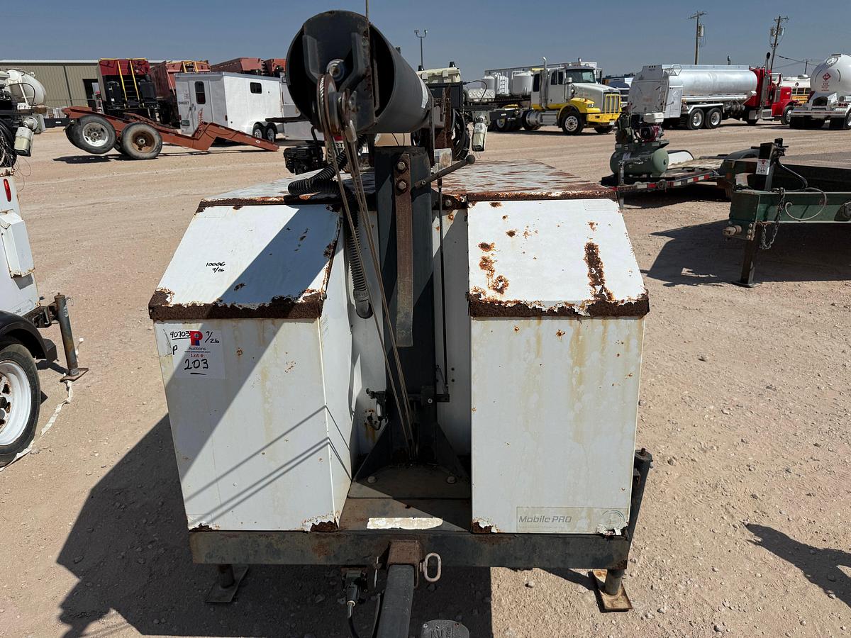 Used 2019 MOBILE PRO Single Axle Security Trailer