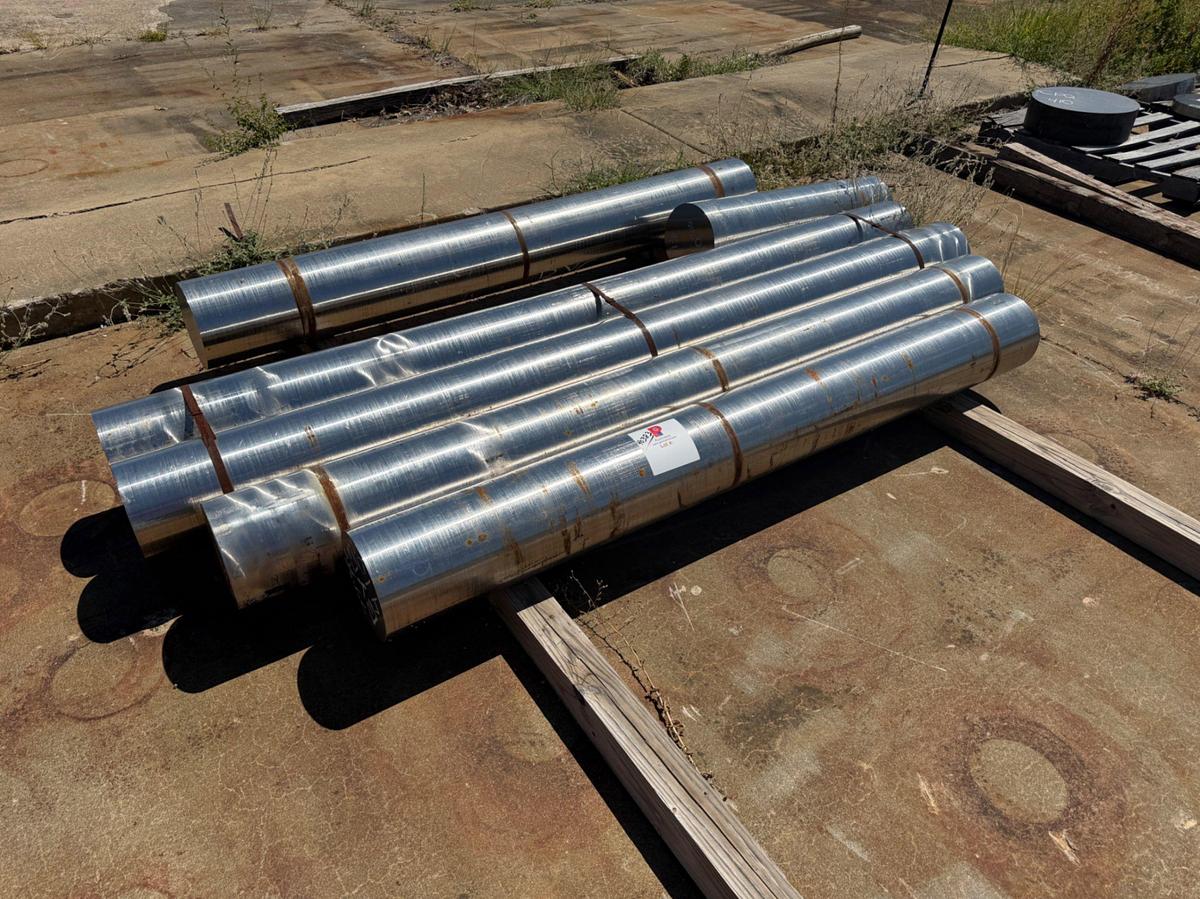 Used (6) pcs. Of Stainless Steel Round Stock