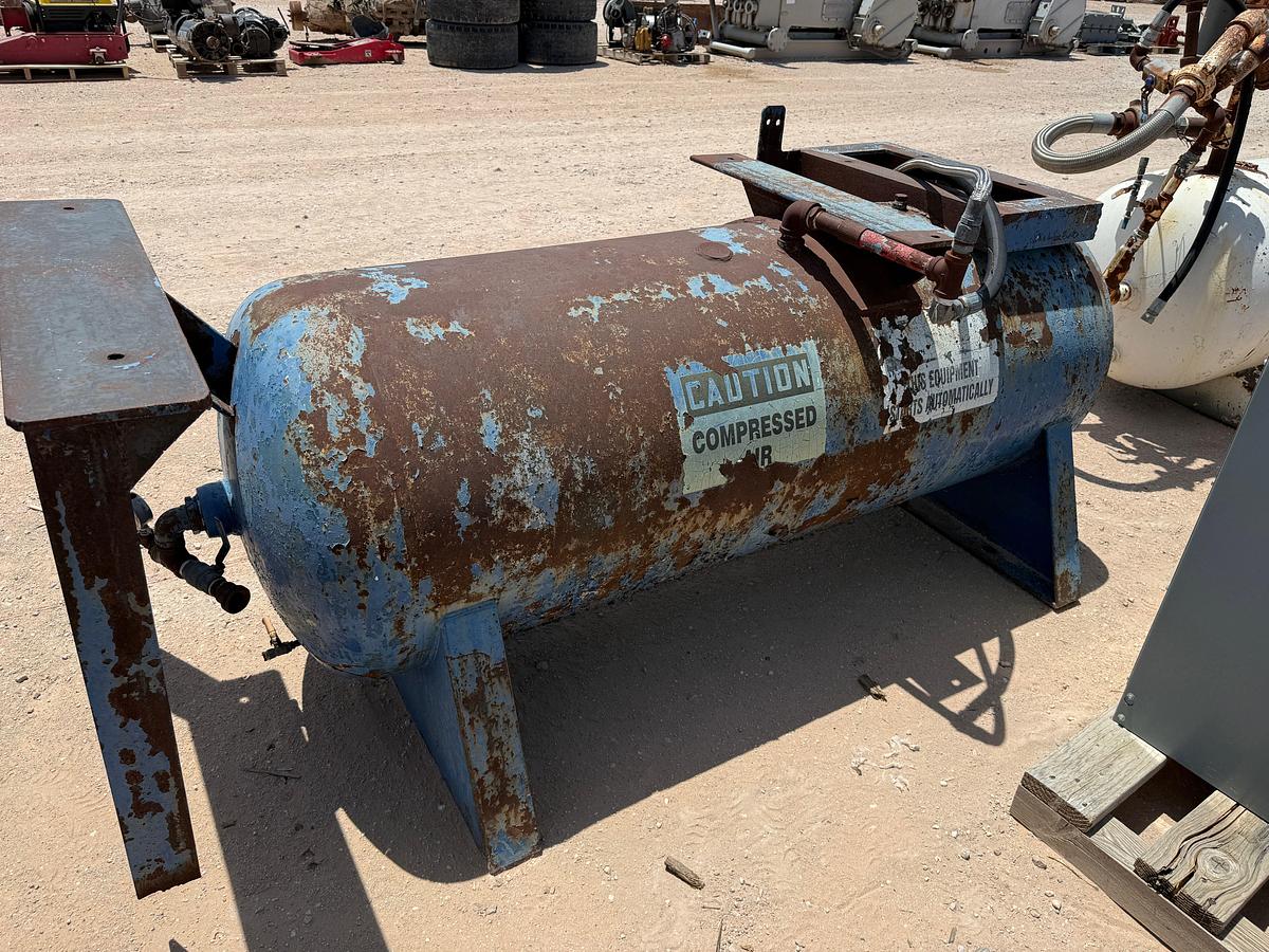 Used (2) STEEL AIR TANKS (1) 220 GAL & (1) 240 GAL