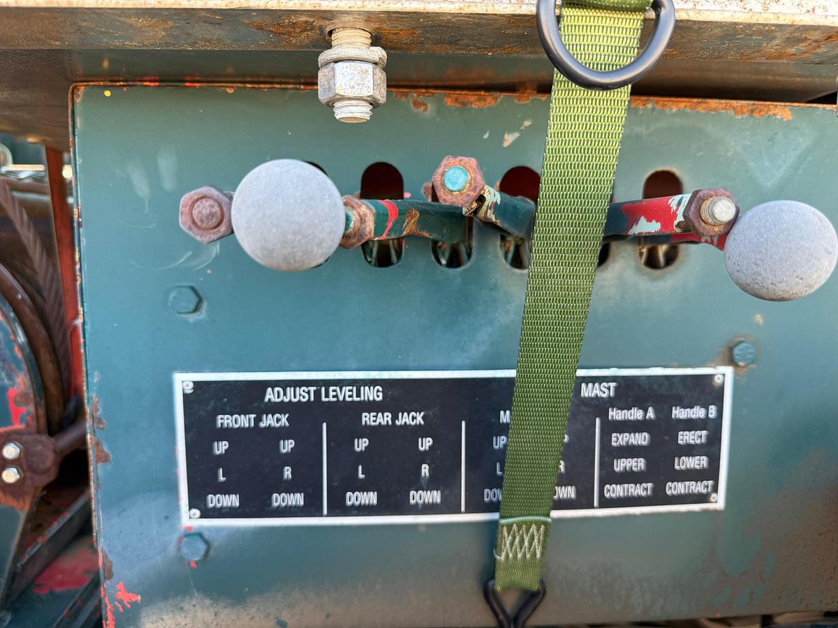 Used 2006 SJ PETRO XJ450 105’-303K LBS. 5-AXLE MOBILE DRILLING RIG