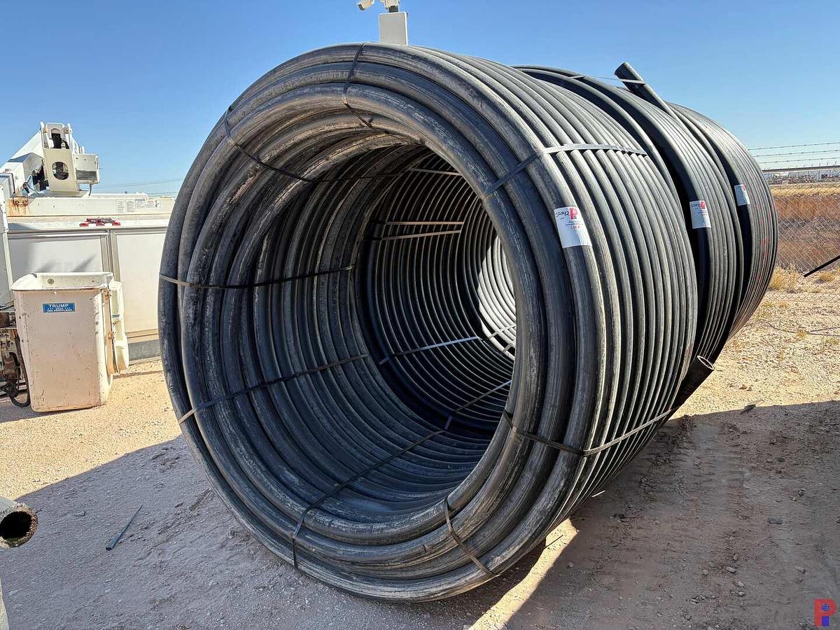 Used 1,000 FOOT ROLL OF 3” IPS DR9 POLY PIPE
