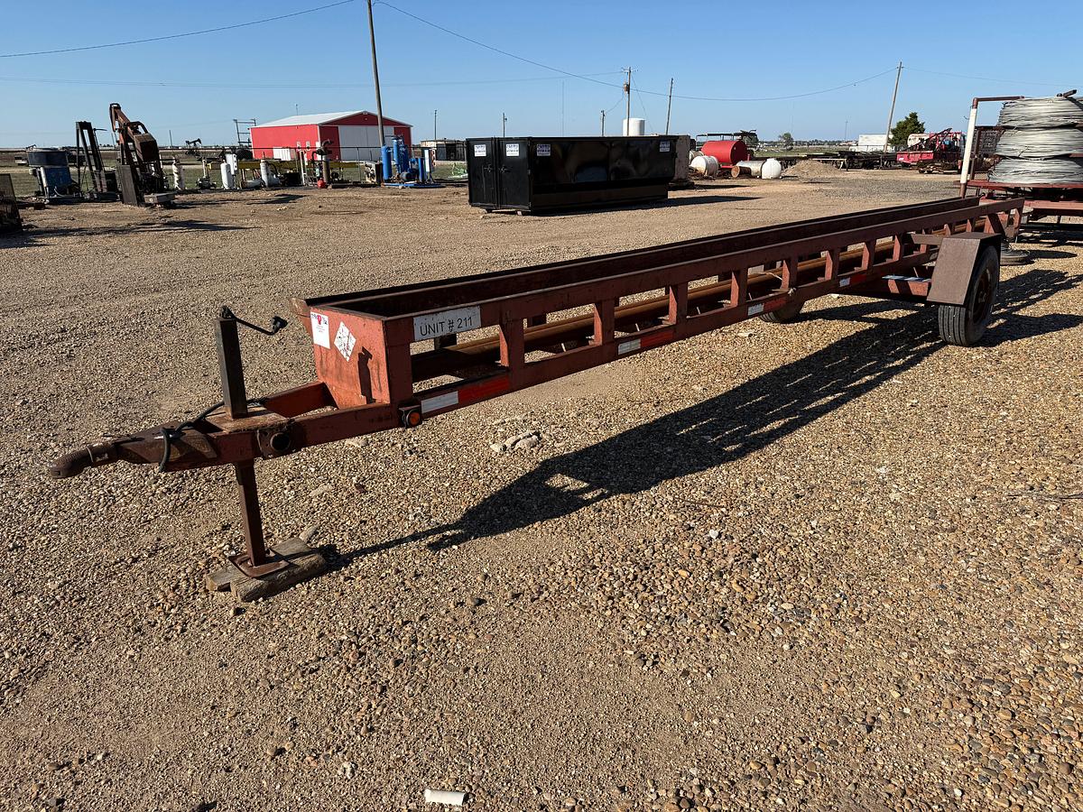 Used SHOP BUILT 30’  S/A BP PIPE TRAILER
