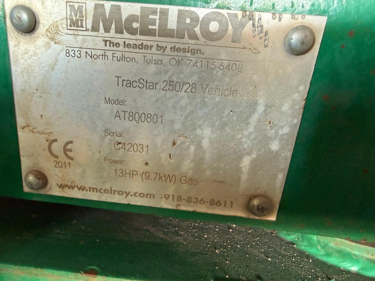 Used MCELROY TRACSTAR 250/28 MOD AT800801 FUSION MACHINE