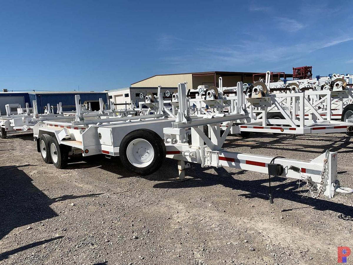 Used 2017 BROOKS BROTHERS TRAILERS 21’ T/A PINTLE HITCH POLE TRAILER