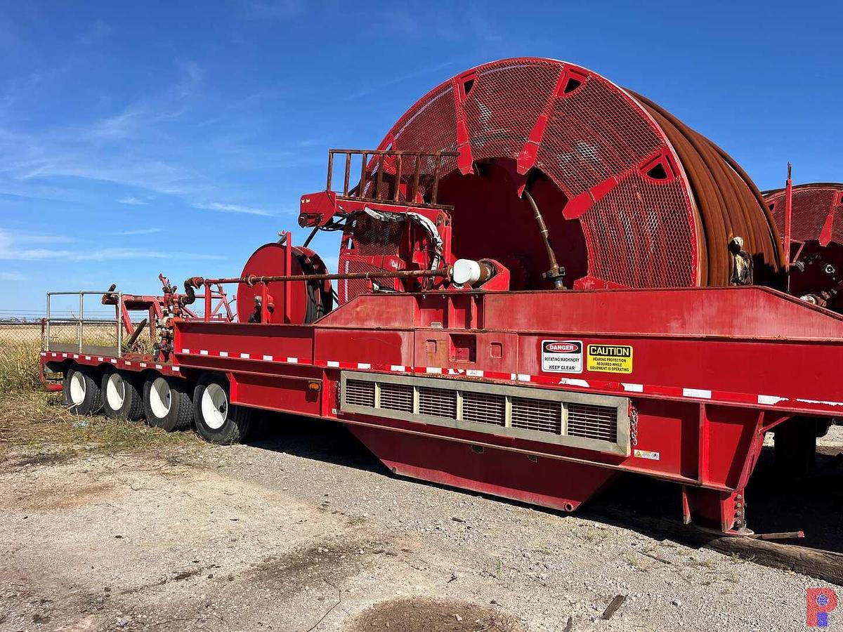 Used 2011 HYDRA RIG 53’ X 11’  4-AXLE COIL TUBING TRAILER