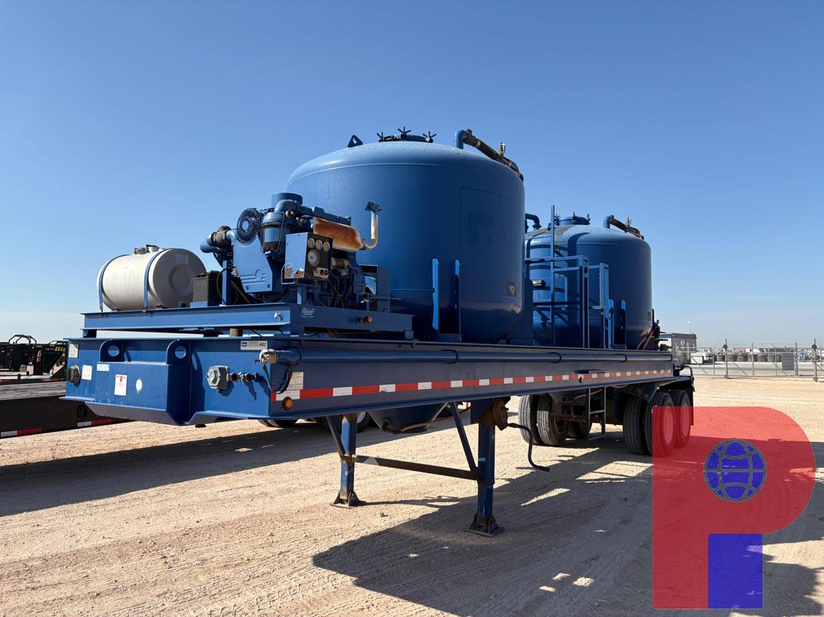 Used 2012 WADSWORTH  34’ X 8’ 660 2-POD T/A DRY BULK TANK TRAILER