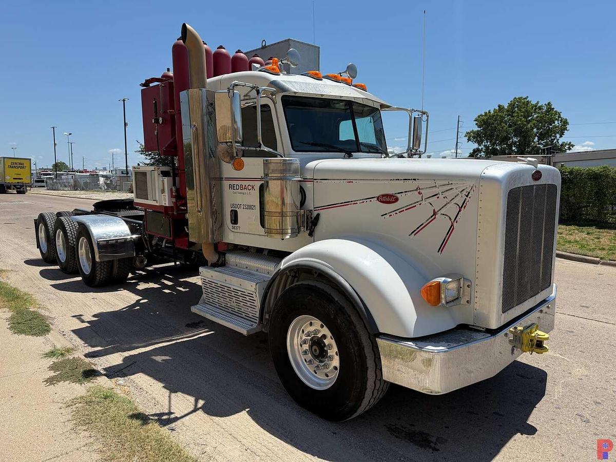 Used 2015 PETERBILT 367 TRI-DRIVE COIL TUBING HAUL TRUCK