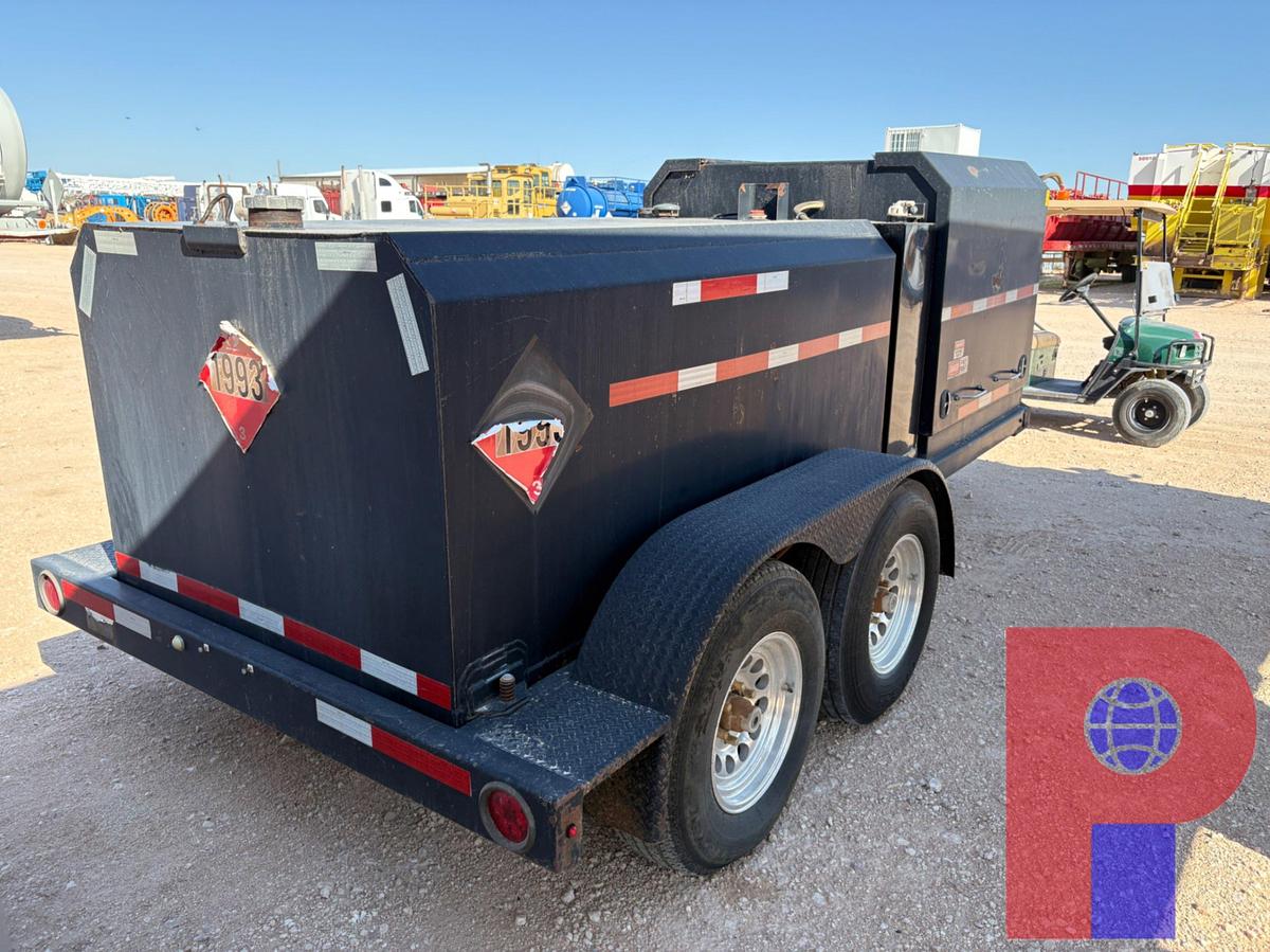Used 2014 VALLEY INDUSTRIES 750 GALLON T/A BUMPER PULL FUEL TRAILER