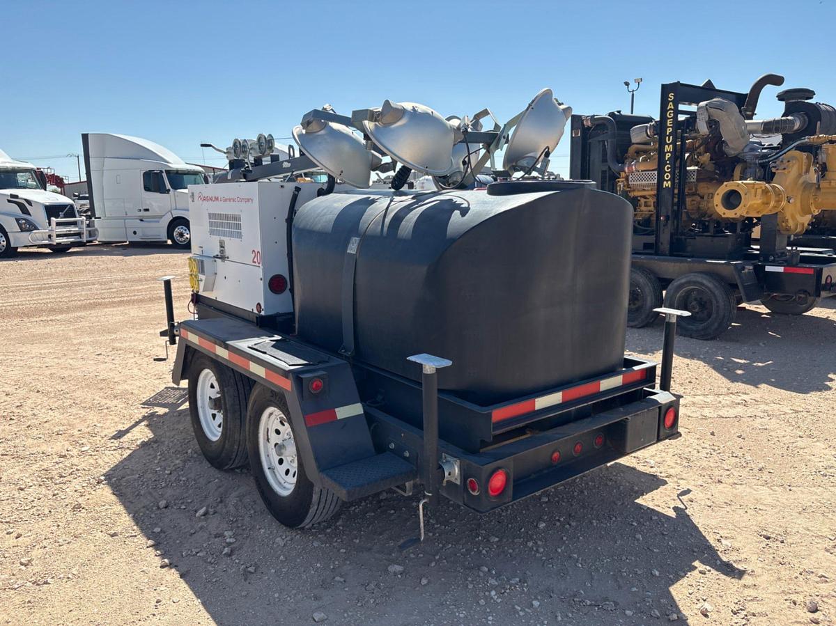 Used 2015 MAGNUM TRAILERS MLT4200 20KW T/A LIGHT TOWER COMBO TRAILER