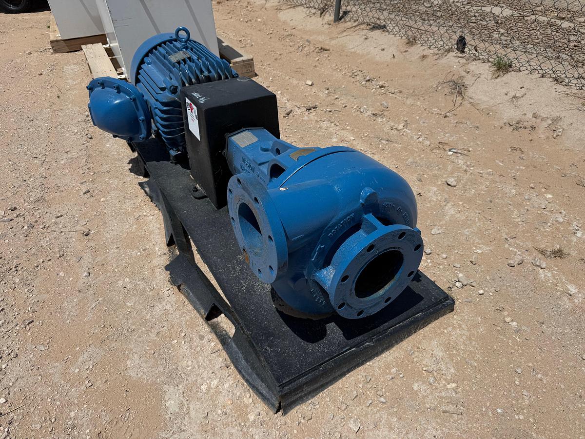 Used MISSION MAGNUM 6x5x11 CENTRIFUGAL PUMP P/B 50-HP ELECTRIC MOTOR