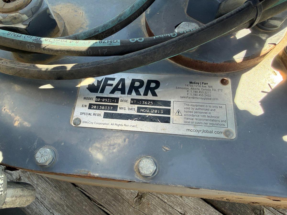 Used 2013 McCoy / Farr KT-13625 Hyd. Casing Tong & Power Unit