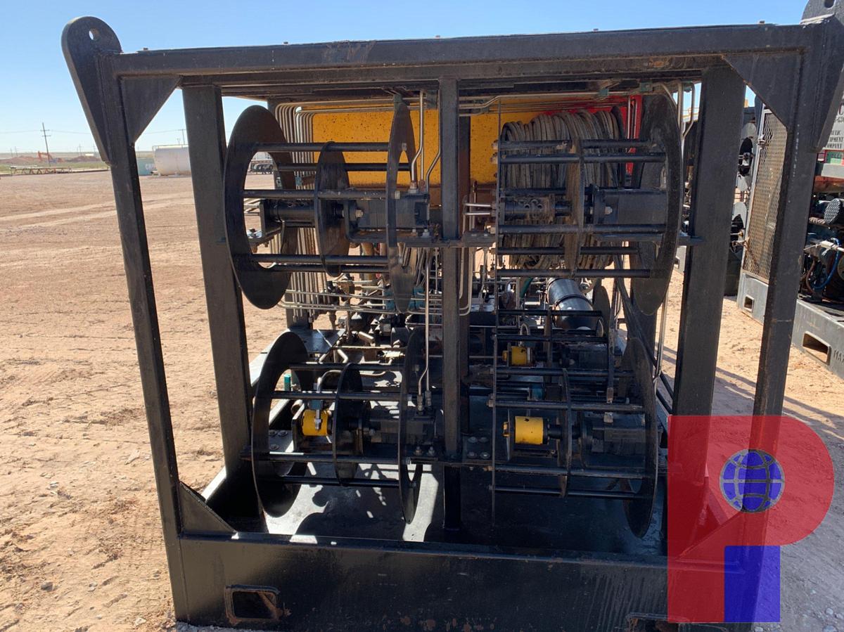 Used CHECO SKIDDED GREASE INJECTION UNIT 12’ X 7’