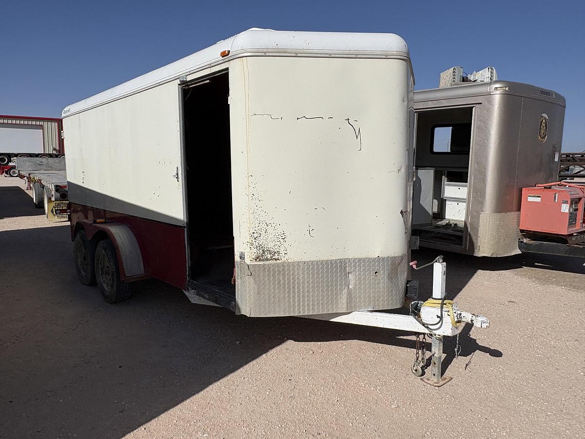 Used 2008 CM TRAILERS 16’ X 7’ T/A BUMPER PULL ENCLOSED TRAILER