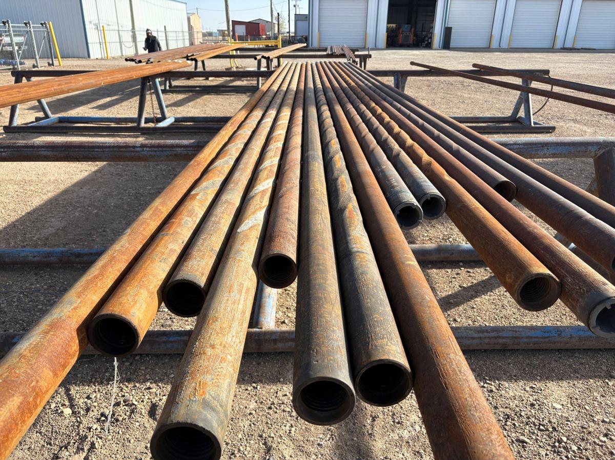 Used 3-3/8” OD X 1-1/2”ID X 31.07’L SLICK DRILL COLLAR W/ 2-3/8IF CONNECTIONS