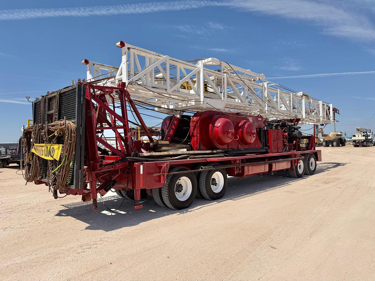 Used 1980 TAYLOR 4-AXLE WELL SERVICE RIG