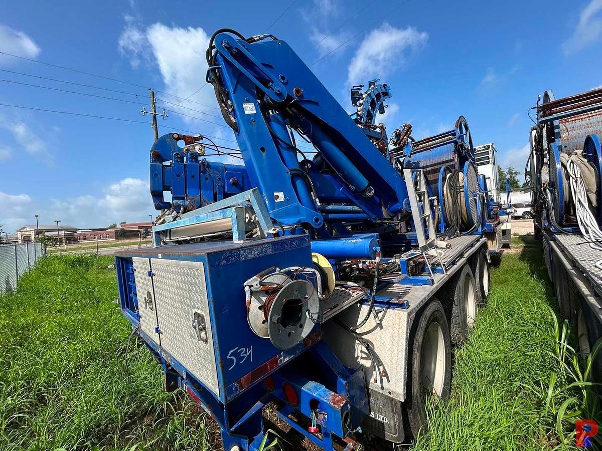 Used LEADER ENERGY COILED TUBING UNIT ON TRI AXLE TRAILER