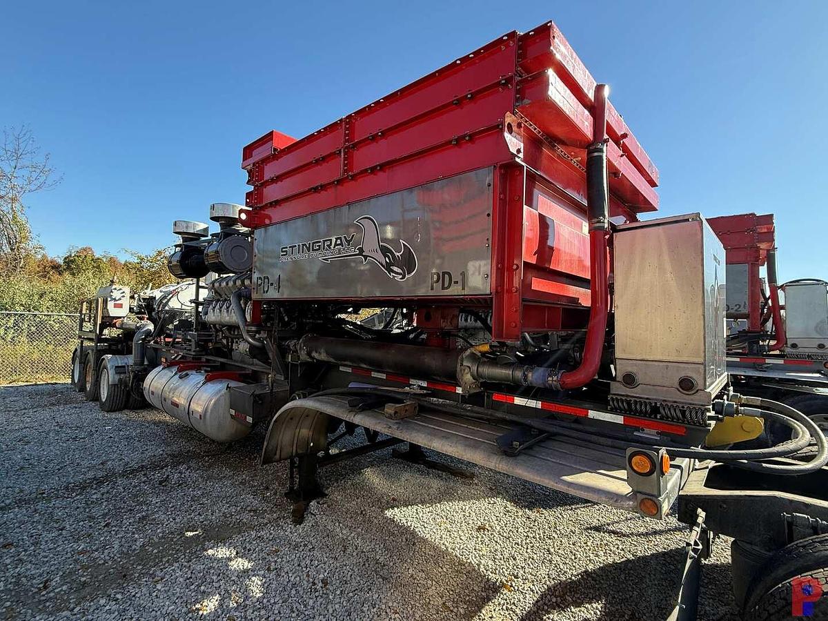 Used 2012 UE MANUFACTURING 2250 HP QUINTUPLEX 3-AXLE FRAC PUMP TRAILER (FIELD READY)