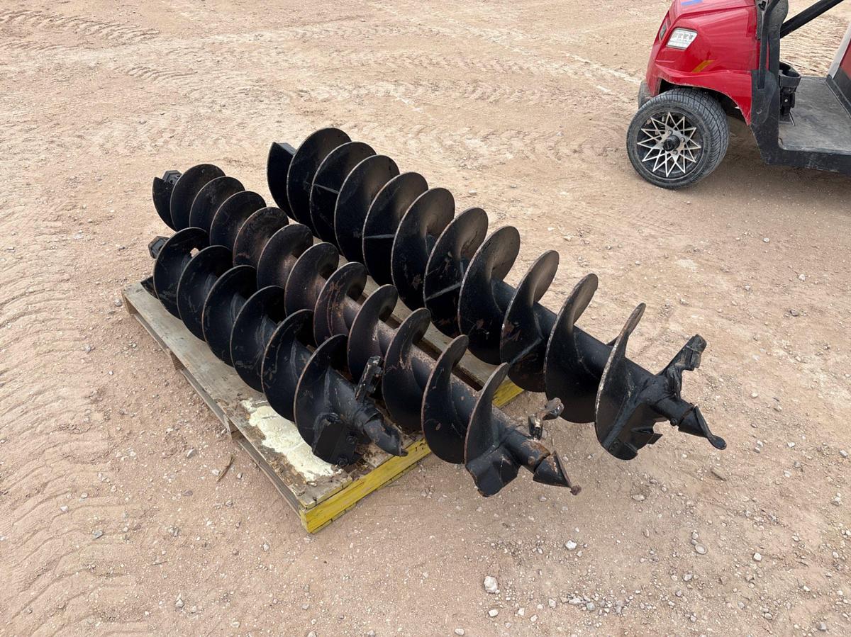 Used (4) assorted McMiller auger bits w/ 2” hex drive