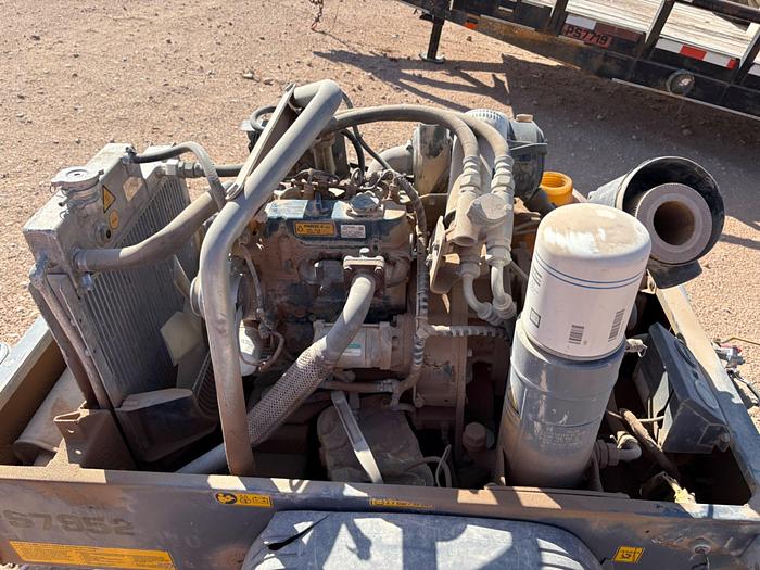 Used ATLAS COPCO 1616 7745 80 AIR COMPRESSOR MTD ON S/A BUMPER PULL TRAILER
