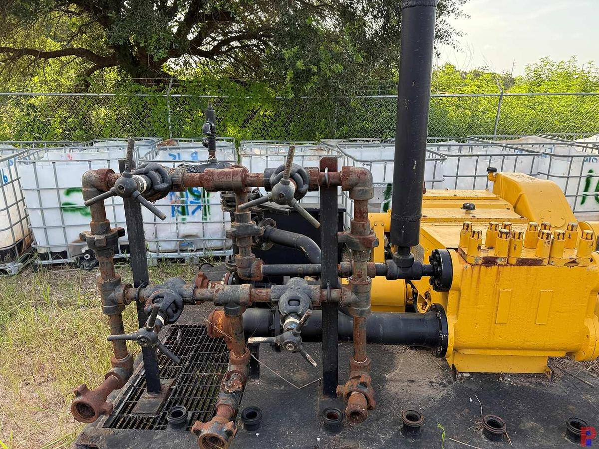 Used JWS 165L TRIPLEX WELL SERVICE PUMP P/B DETROIT DIESEL, SKIDDED