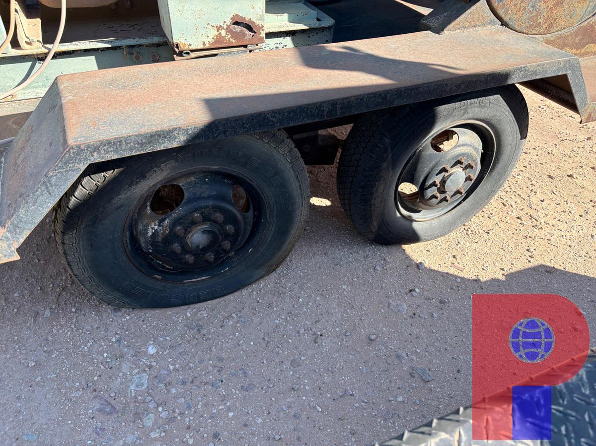 Used 30KW ELECTRIC GENERATOR MTD ON SHOPBUILT T/A BUMPER PULL TRAILER