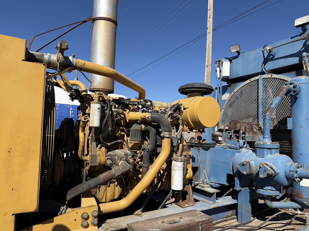 Used 2006 AIR FOAM UNIT P/B (3) CATERPILLAR ENGINES MTD ON PRECISION PUMP & COMPRESSOR T/A DROP DECK TRAILER
