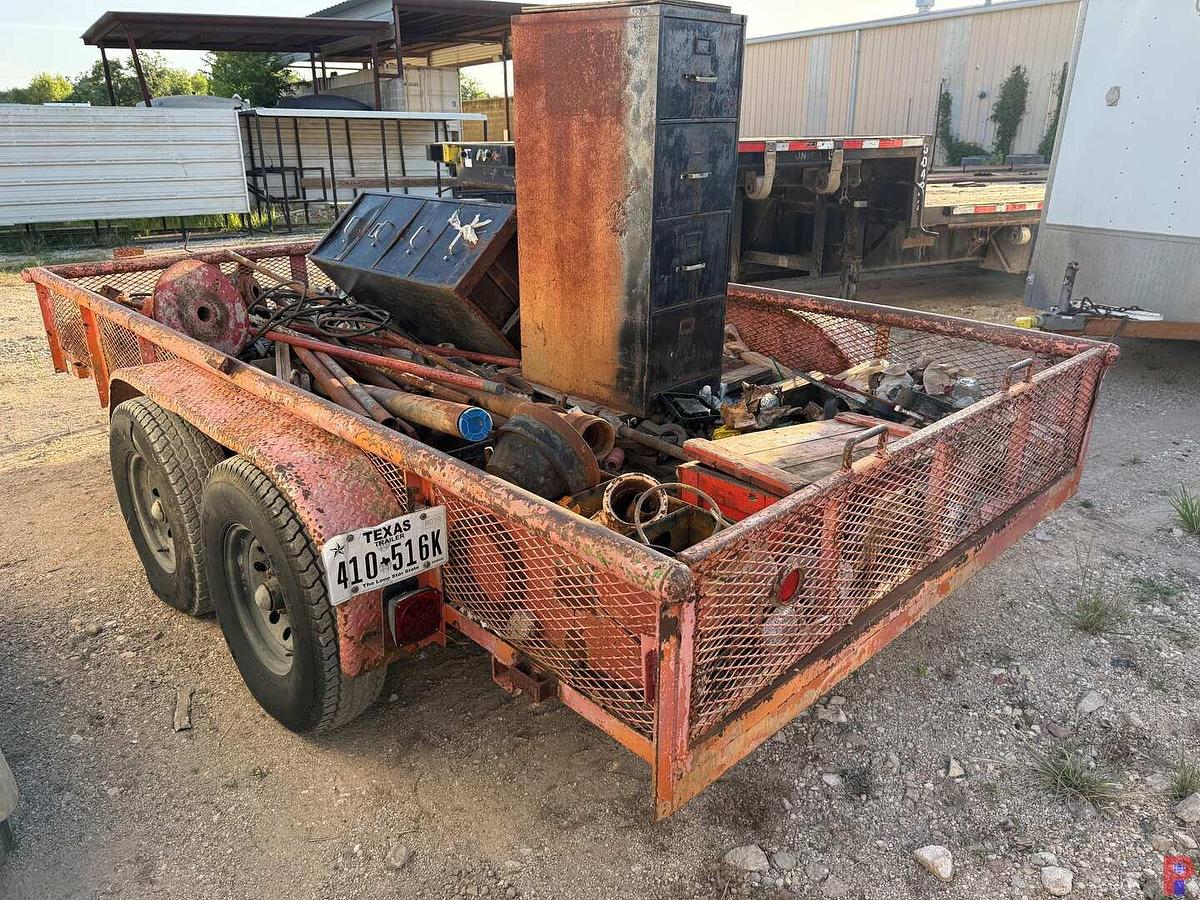 Used 14’ T/A BUMPER PULL UTILITY TRAILER
