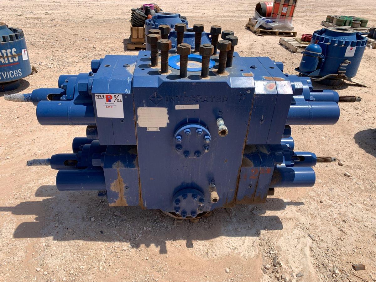 Used 7-1/16 INTEGRATED Hydraulic Double BOP