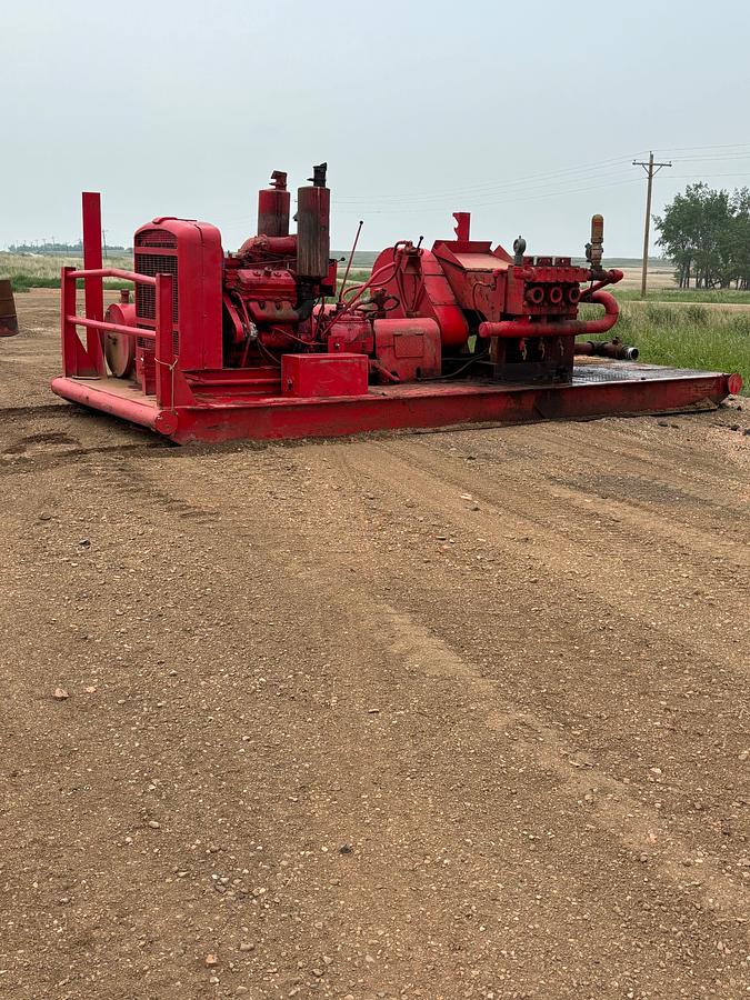 Used Gardner Denver Triplex Well Service Pump