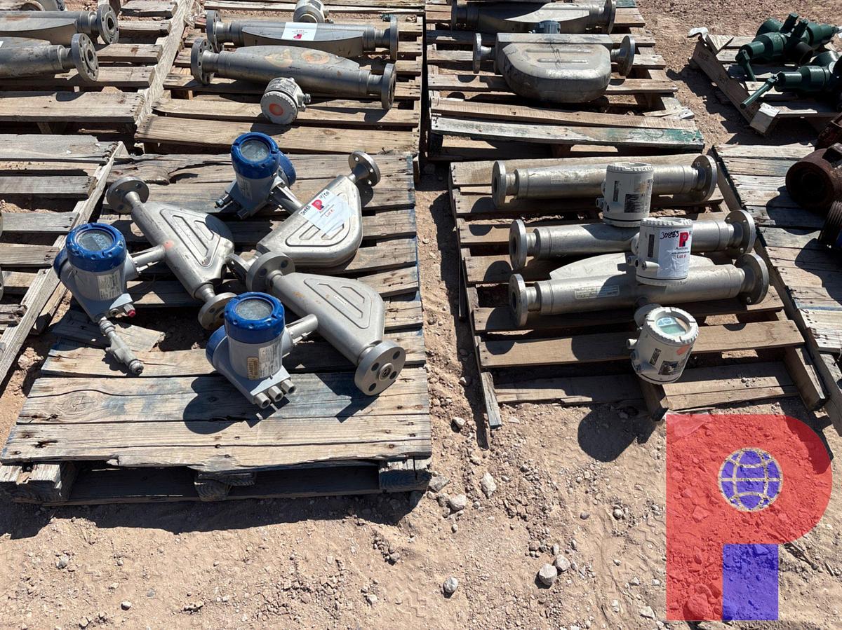 Used (8) ASSORTED SIZE KROHNE DIGITAL FLOW METERS