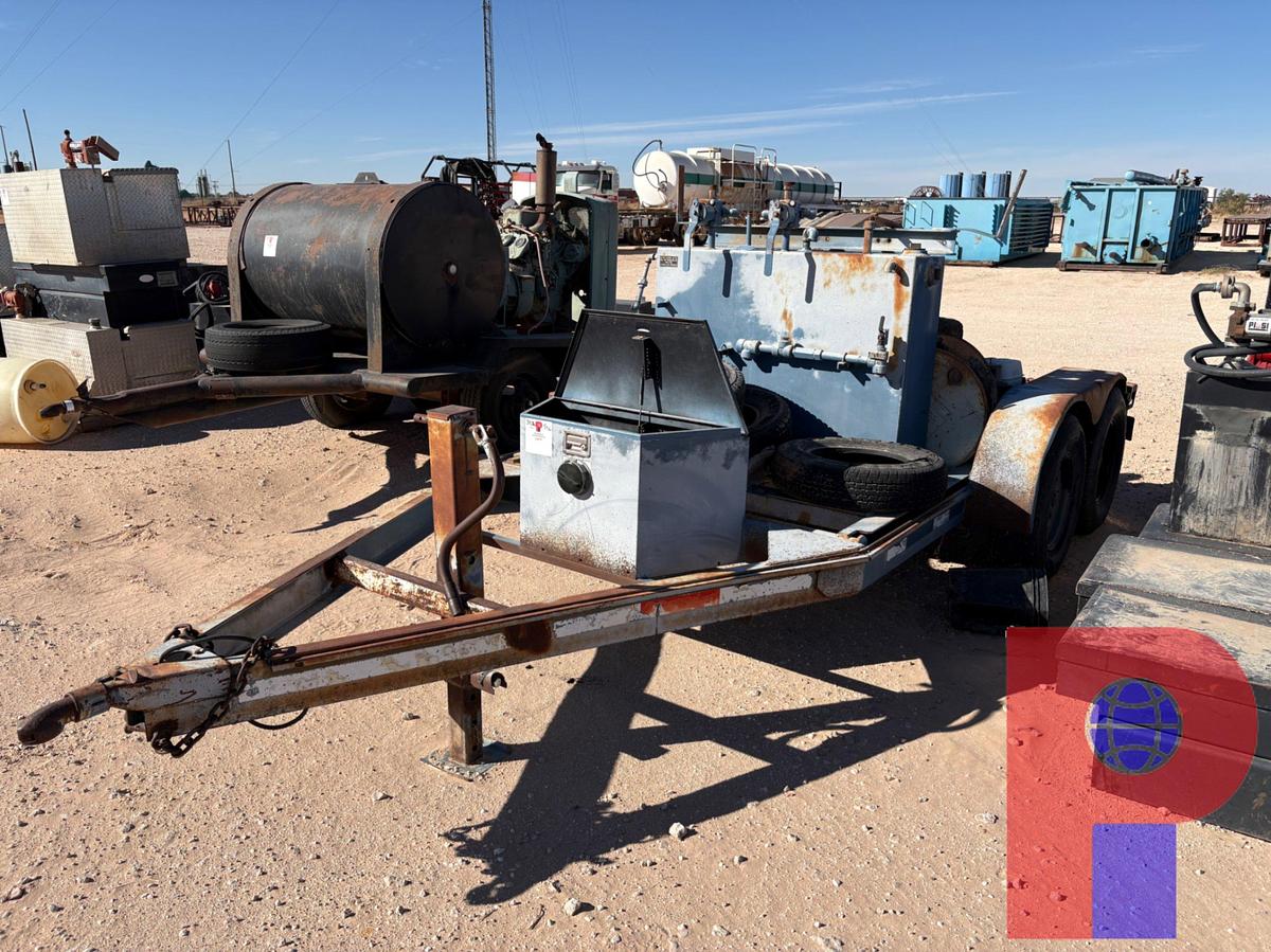 Used SHOPBUILT 10’ X 6’ T/A BUMPER PULL TRAILER W/ INCOMPLETE 2-STATION CLOSING UNIT