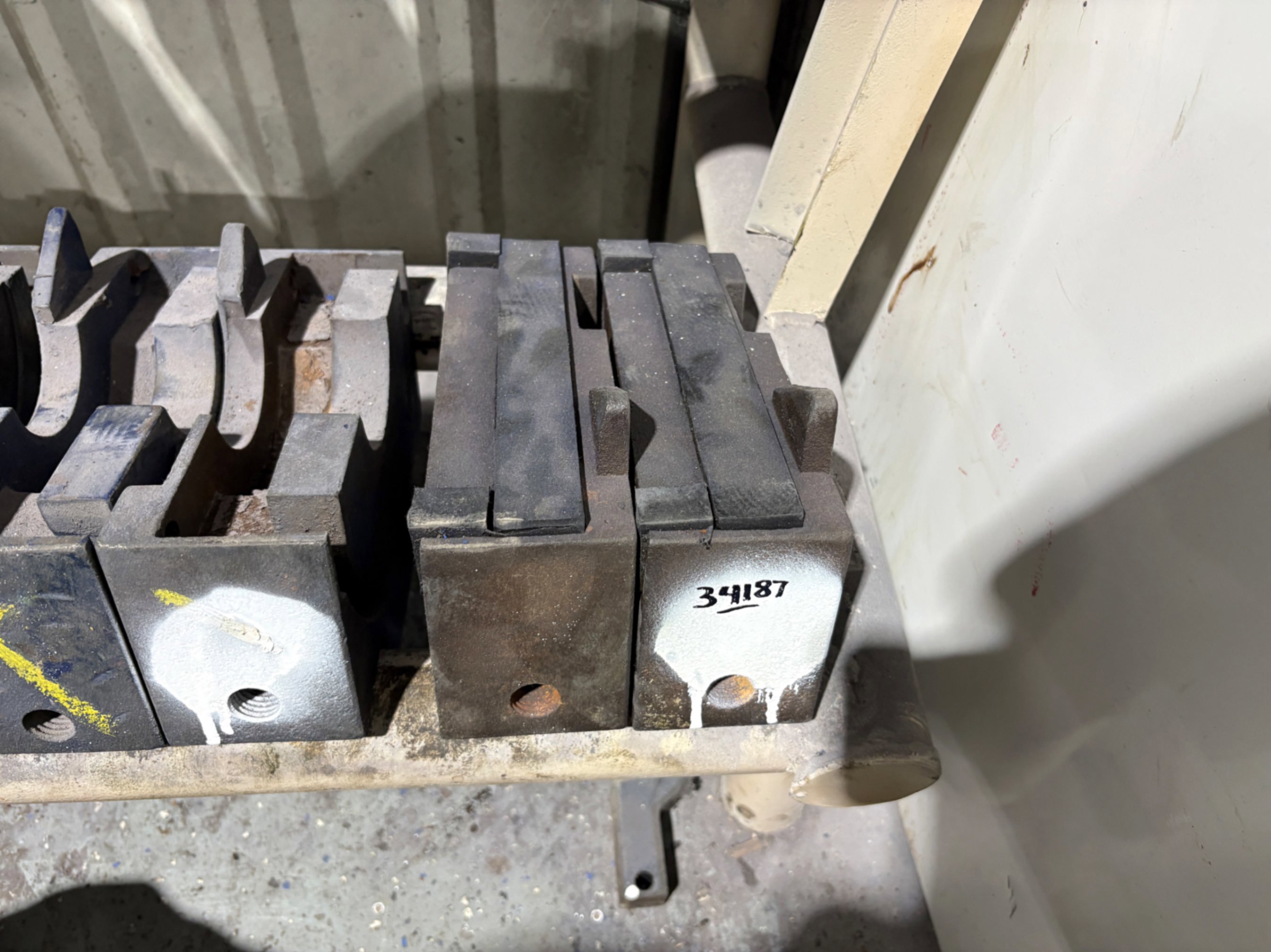 Used SET OF (2) BLIND REEDY BOP RAMS