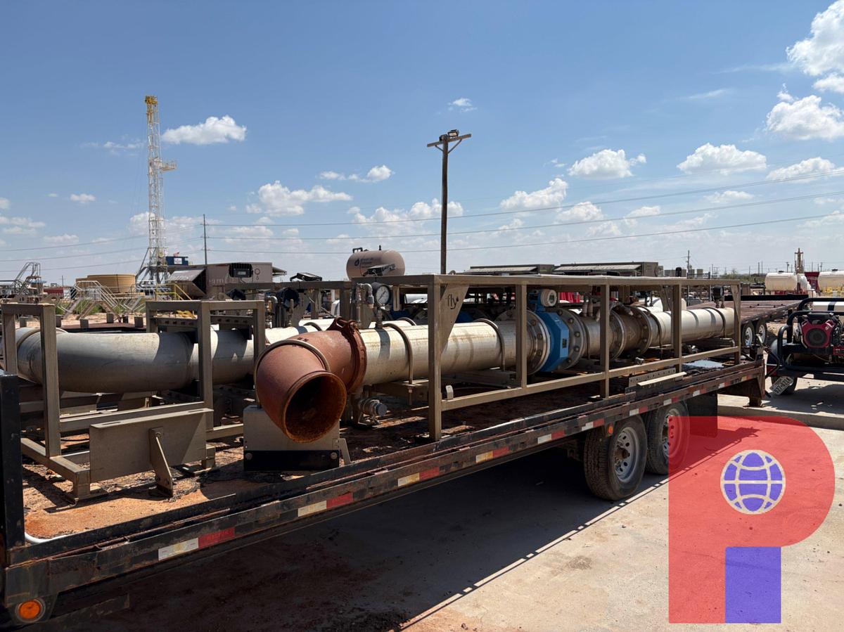 Used 2022 WALTON 24’ X 8’ T/A GOOSENECK WATER MISSLE TRAILER