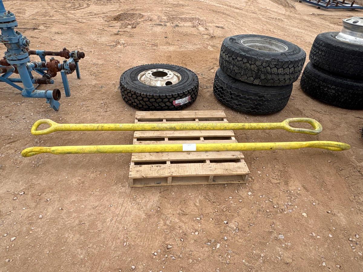 Used (2) 1-7/8” x 120” elevator links