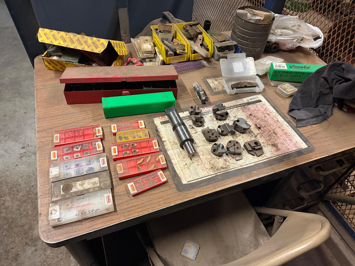 Used 15x8 Room Full Of Machining Tools, parts & supplies