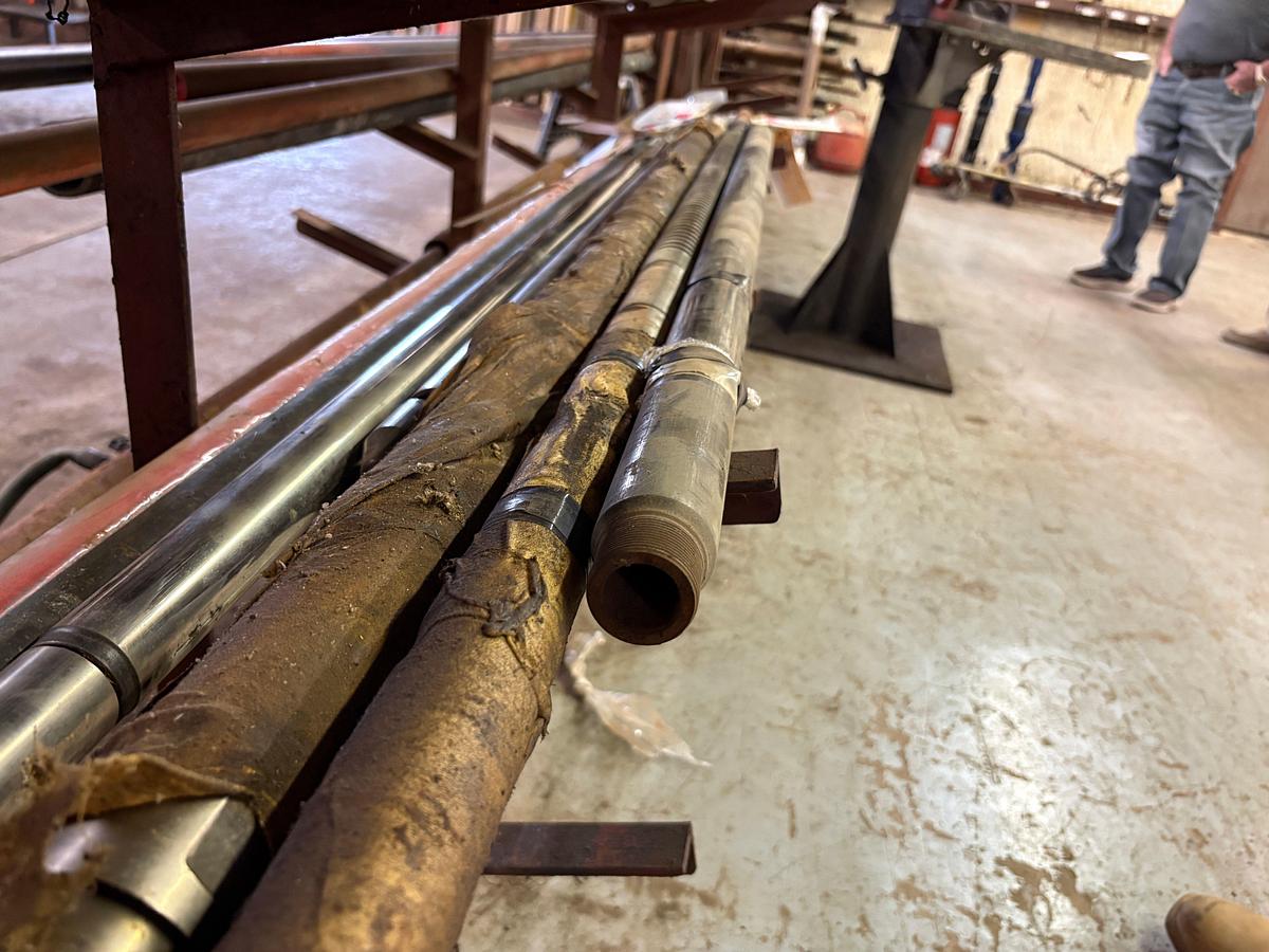 Used 1-3/4” 60P.A. RING STAND VALVE PLUNGER, NEEDS RINGS