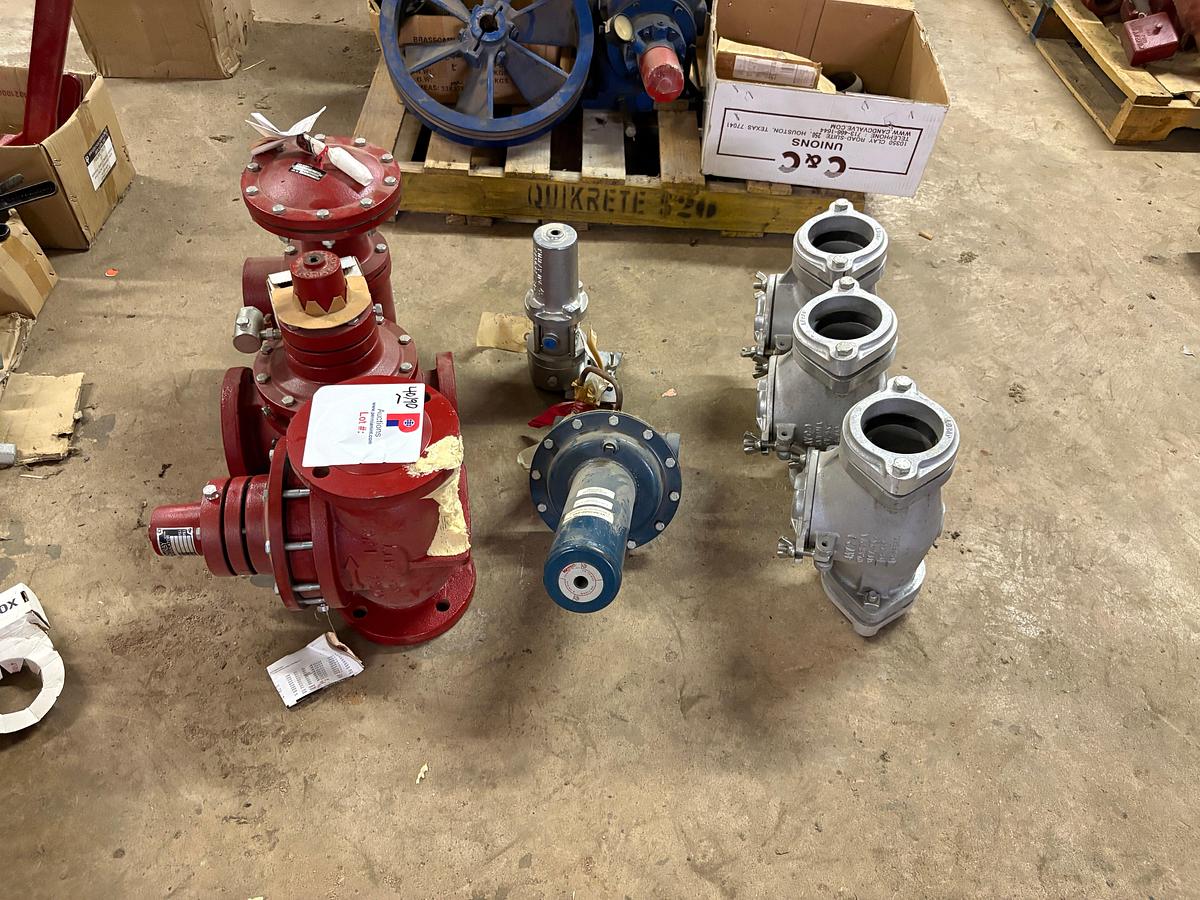 Used (7) assorted Kimray & jayco 3” valves