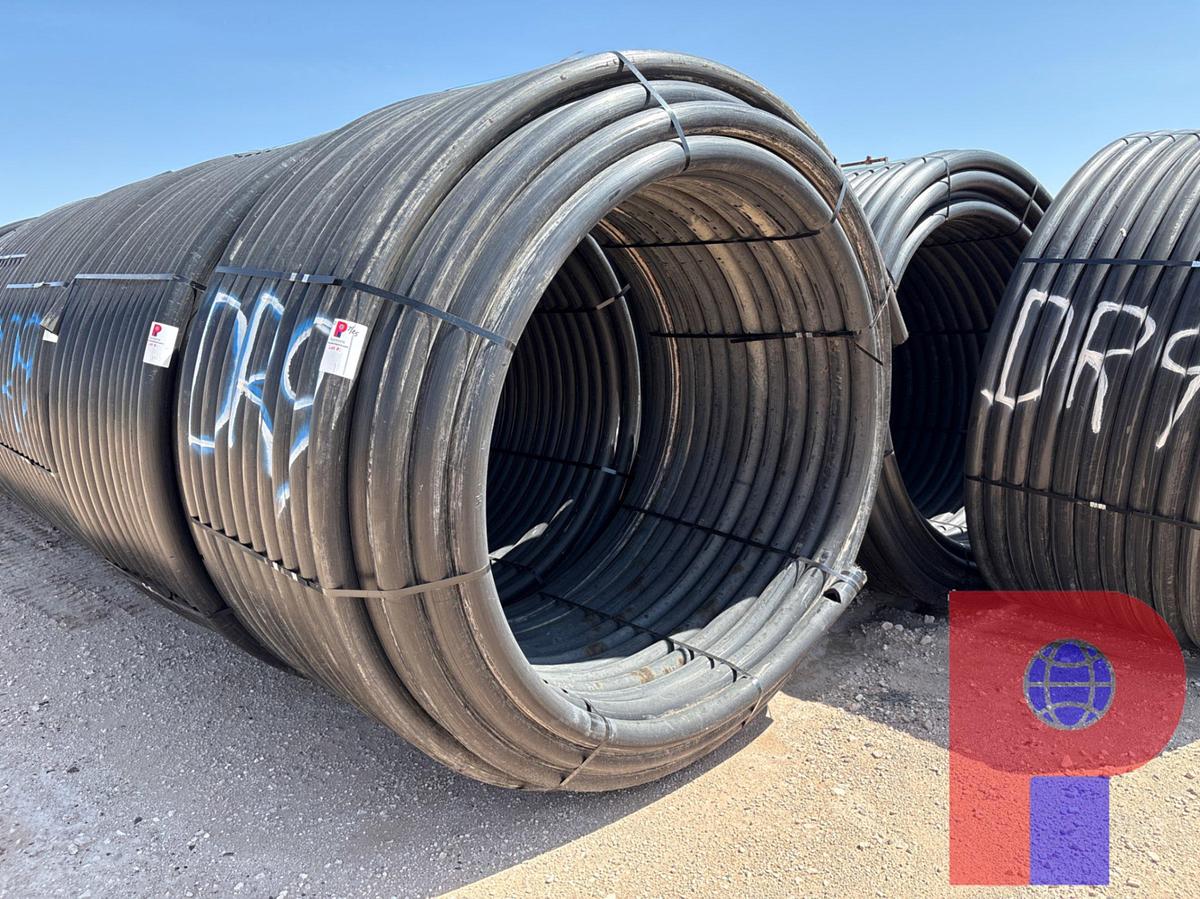 Used 1,000 FOOT ROLL OF 3" IPS SDR9 POLY PIPE