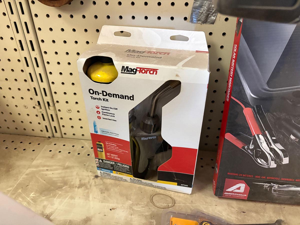 Used Hardware Contents of store shelf section
