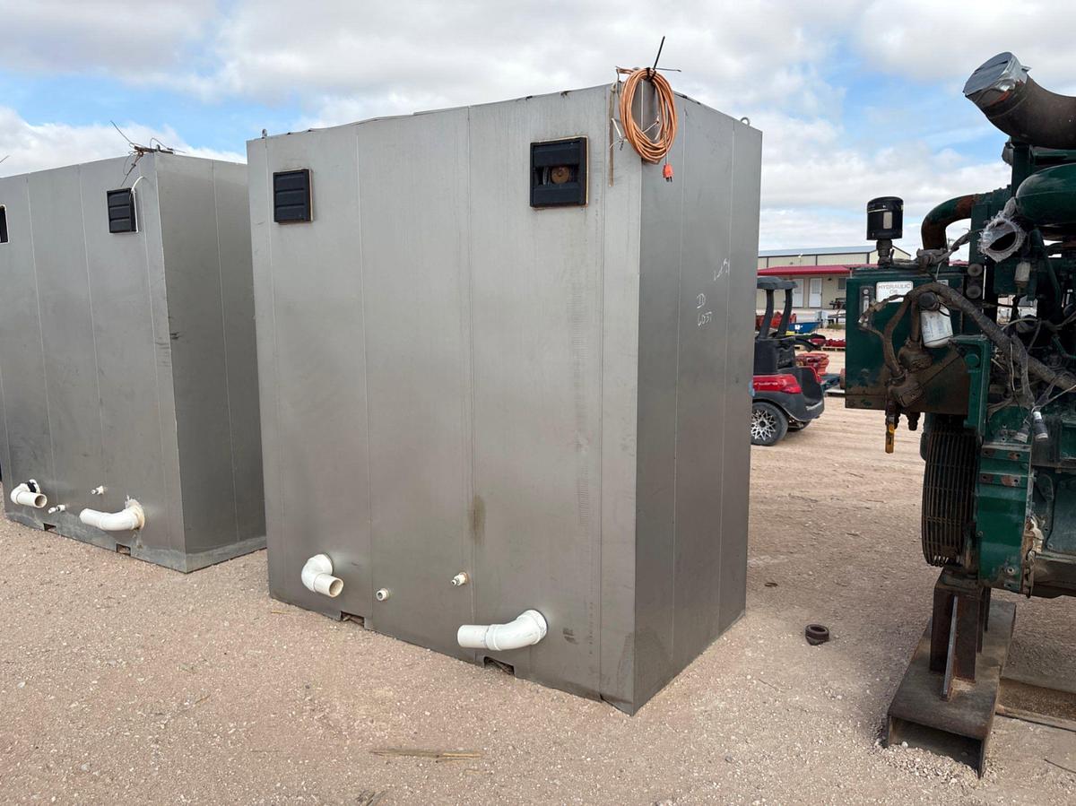 Used 7’ x 4’ x 8’ 2-room portable restroom