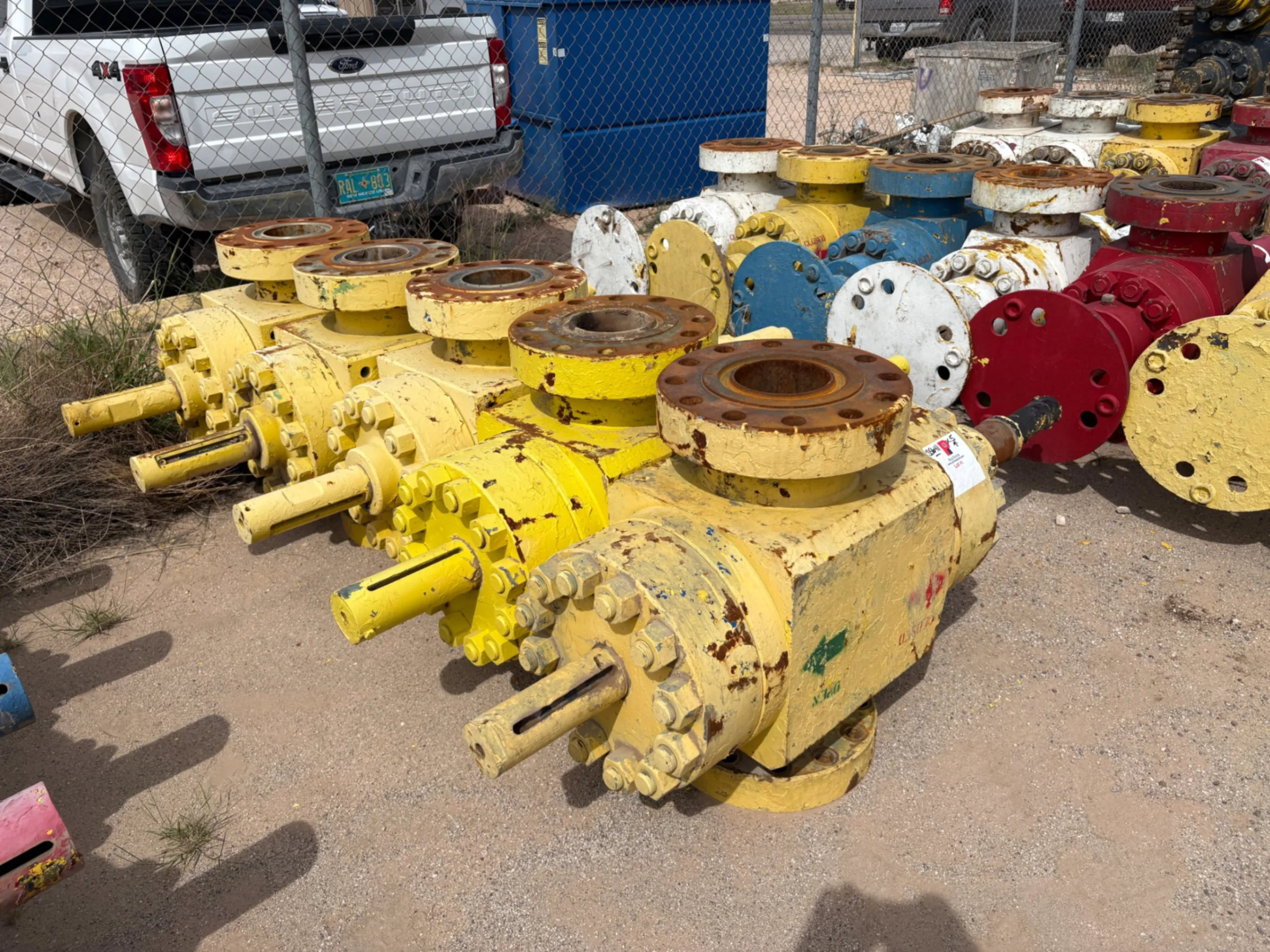 Used (5x$) (5) 7-1/16” frac valves