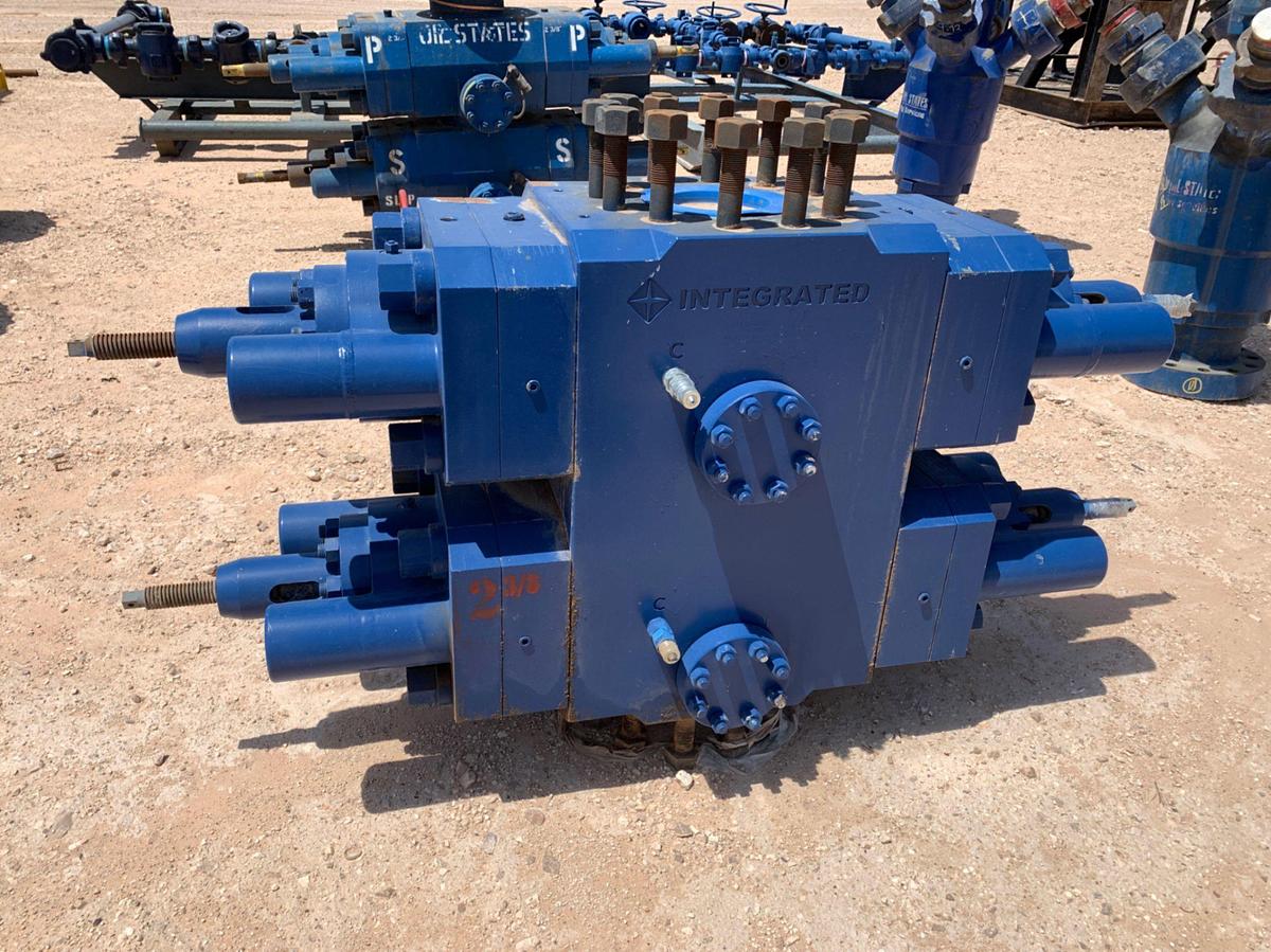 Used 7-1/16 INTEGRATED Hydraulic Double BOP
