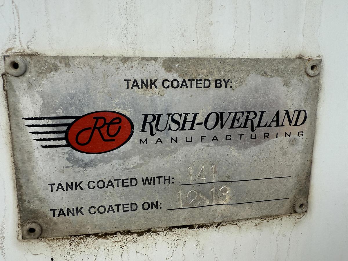Used 2014 OVERLAND TANK INC 5,460 GAL. 2-COMP. T/A WATER TRANSPORT TRAILER