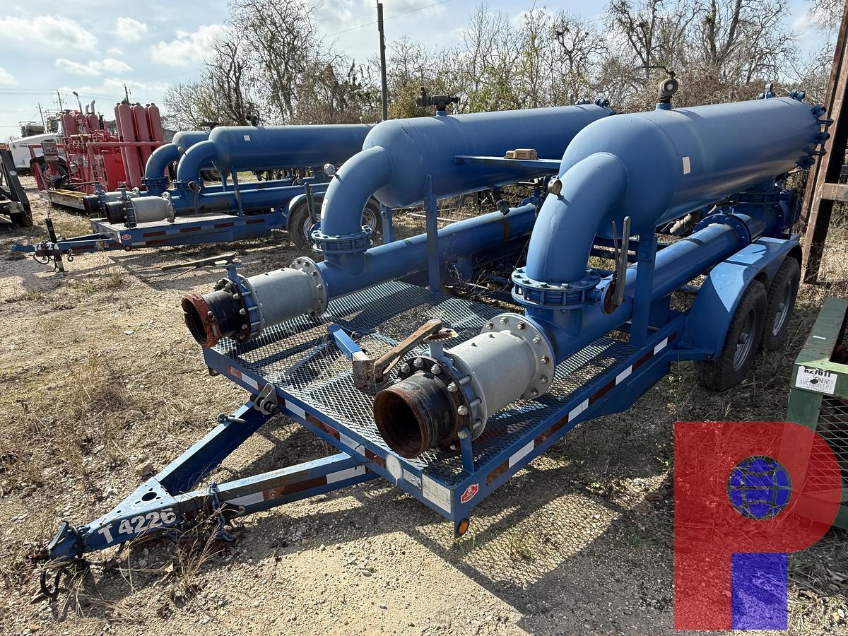 Used 2018 BAR H WELD 16’ T/A DUAL FILETR POD WATER TRANSFER TRAILER