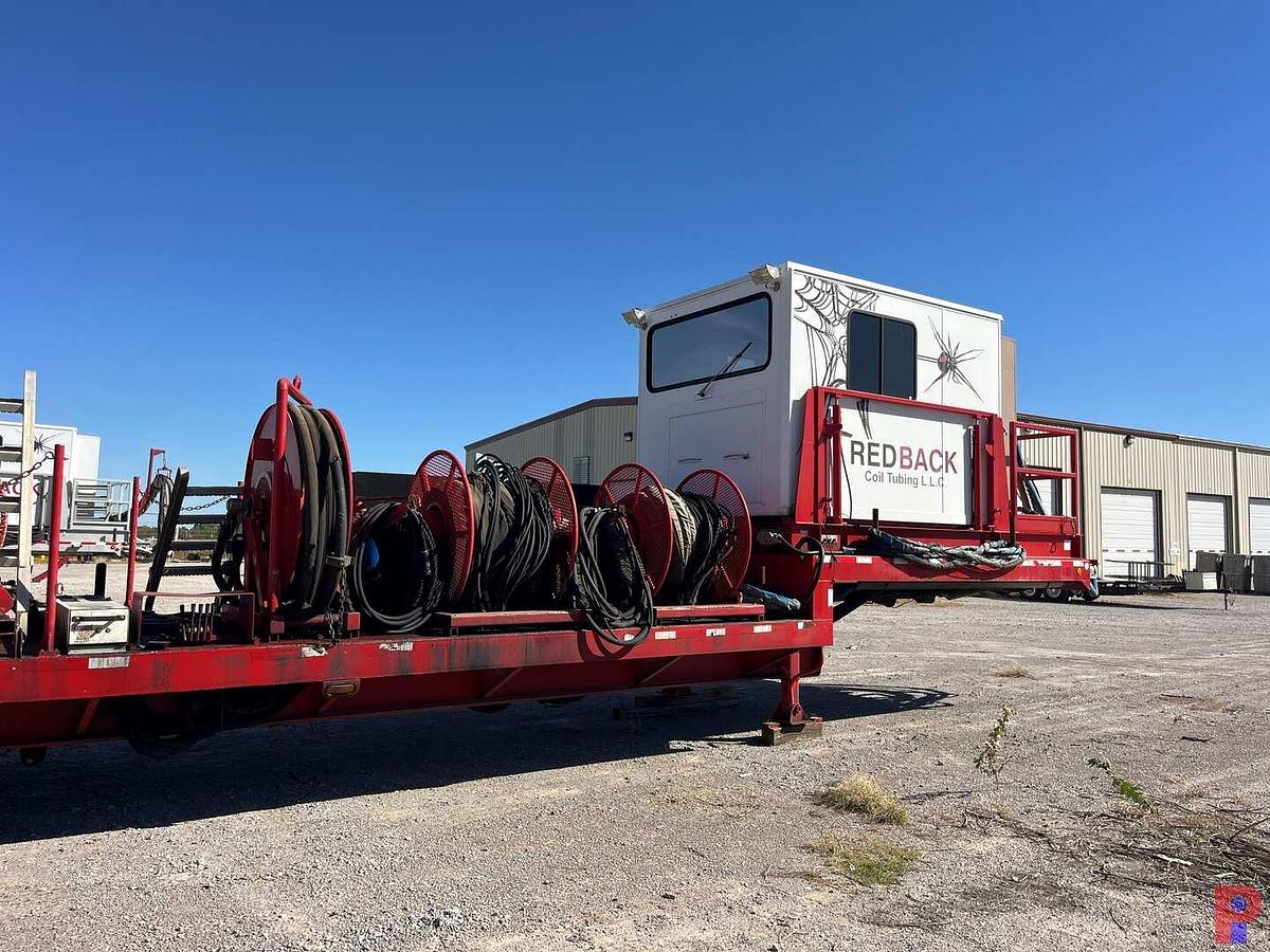 Used 2011 HYDRA RIG 48’ X 102” 3-AXLE COIL TUBING SUPPORT TRAILER