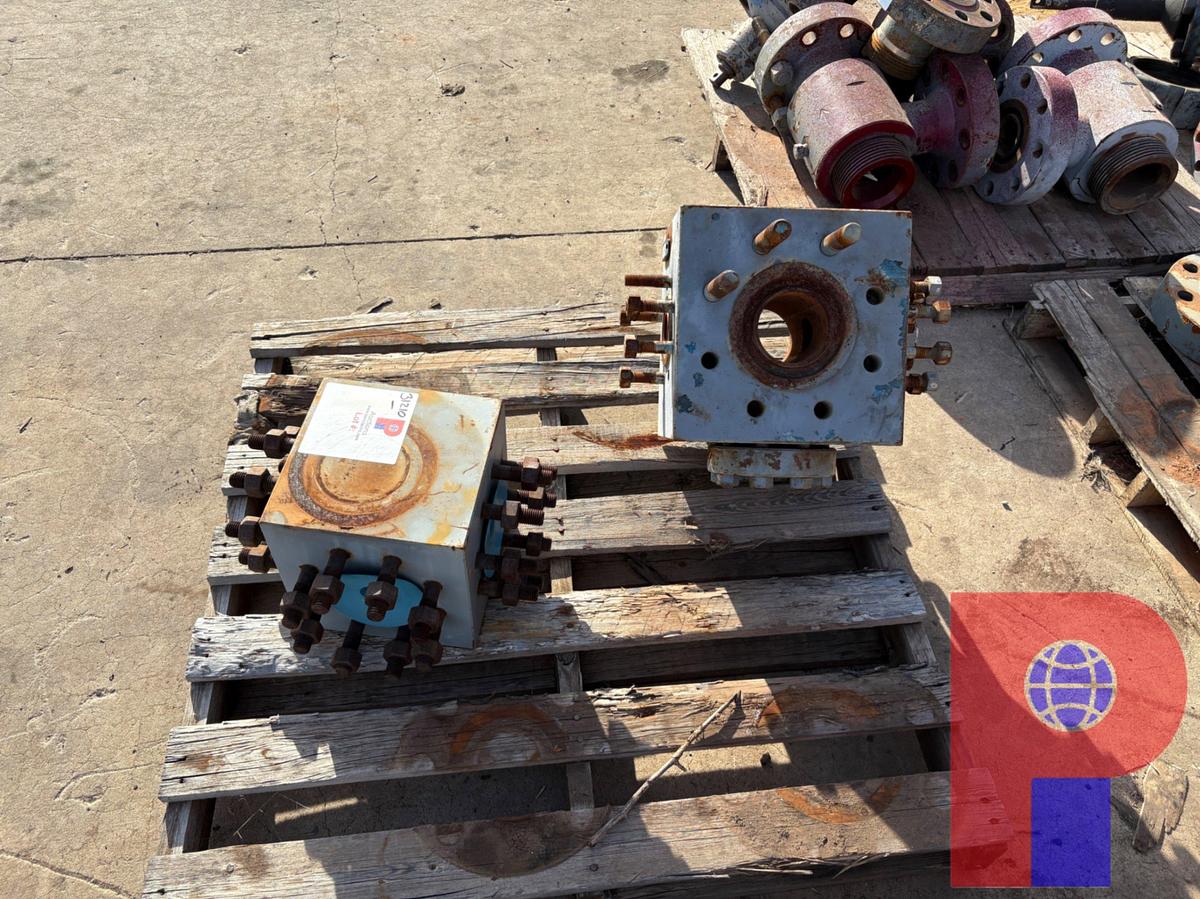 Used (4X$) (2) 4” & (2) 2” FLUID CROSSES
