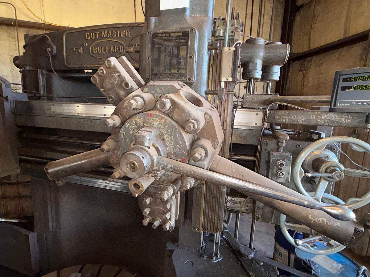 Used BULLARD 56” CUT MASTER VERTICAL TURRET LATHE (VTL)